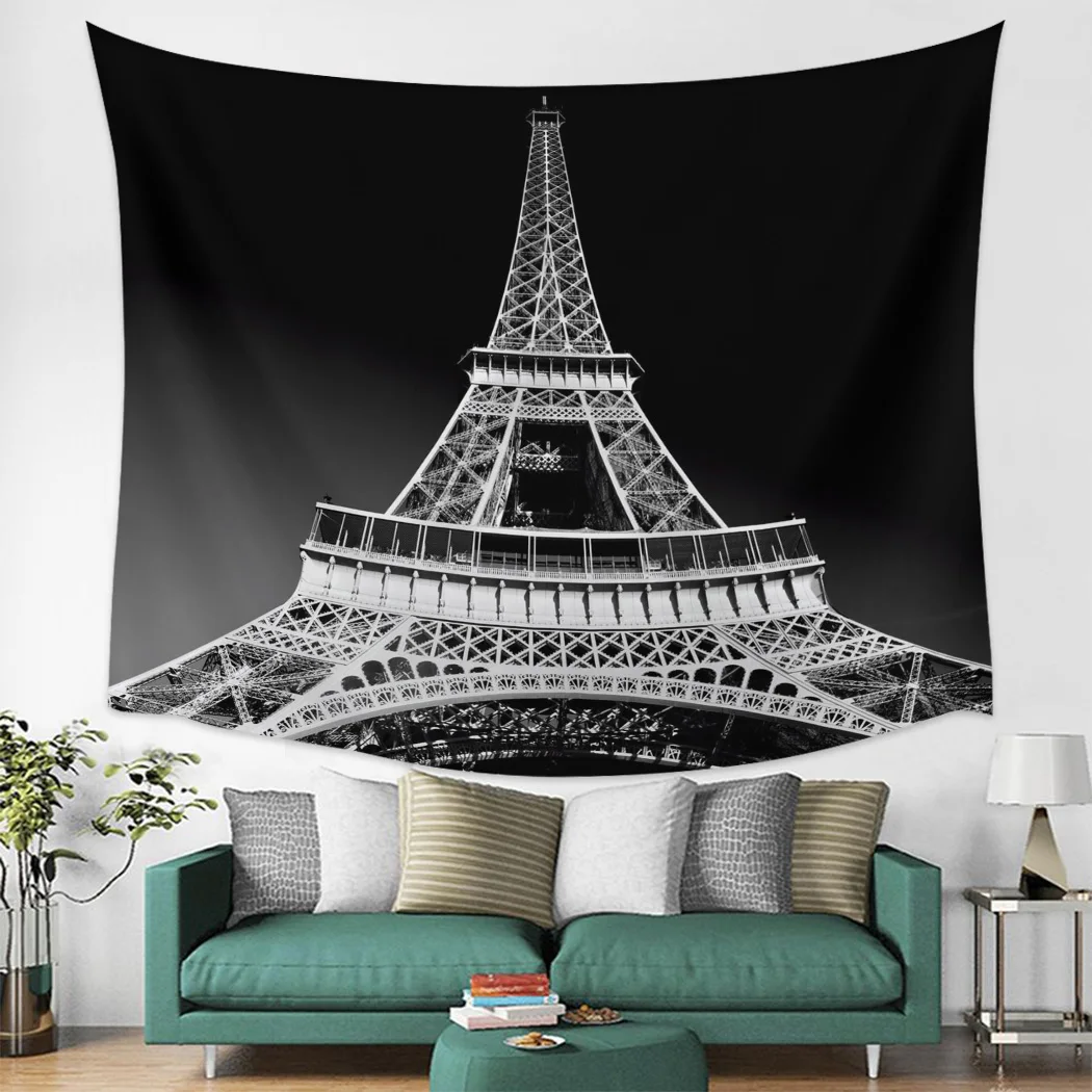 Эйфелева яруса Франция Париж искусство гобелен крышка полотенце пляжное Пикник