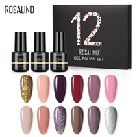 rosalind gel polish set 12pcsset hybrid varnish uv gel led semi permanent all for manicure nail art gel polish manicure set