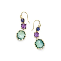 fashion jewelry elegant luxury colorful geometry crystal zircon drop earrings women wedding party vintage golden long earrings