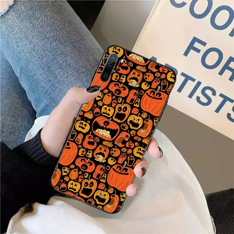 

Scary pumpkin halloween Phone Case For Huawei honor Mate P 9 10 20 30 40 Pro 10i 7 8 a x Lite nova 5t