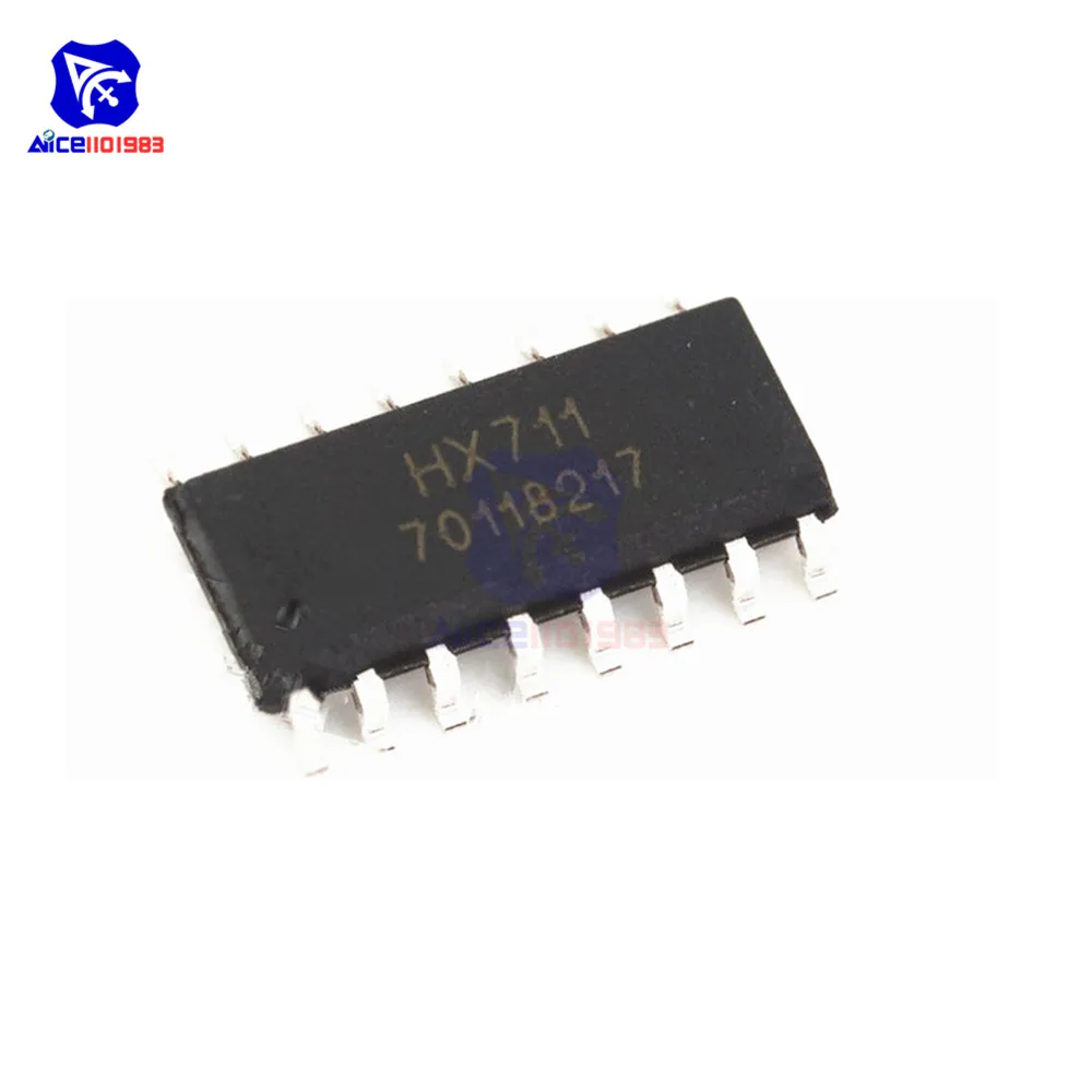 Diymore HX711 микросхемы соп 16 датчик взвешивания интегральная схема SMD Оригинальный