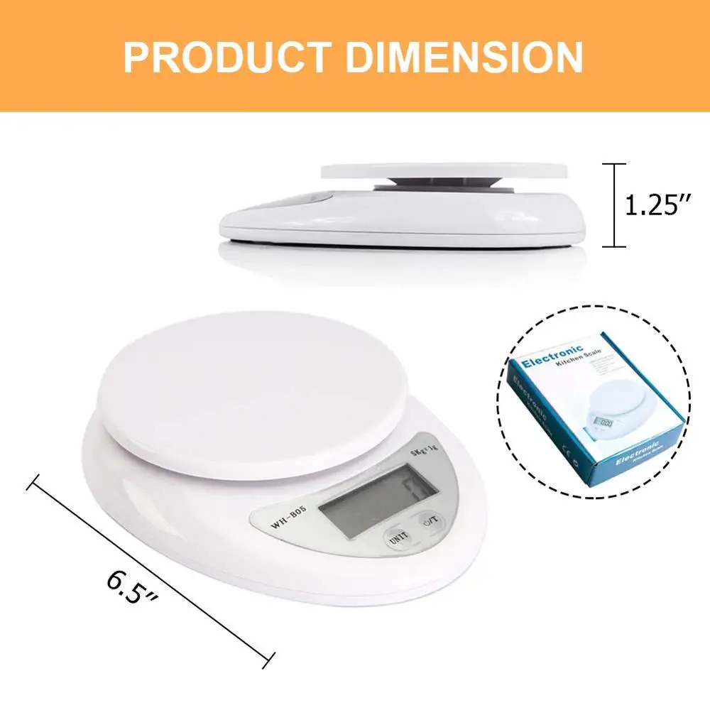 Цифровой Еда Кухня весы электронные Вес для Пособия по кулинарии формы выпечки и