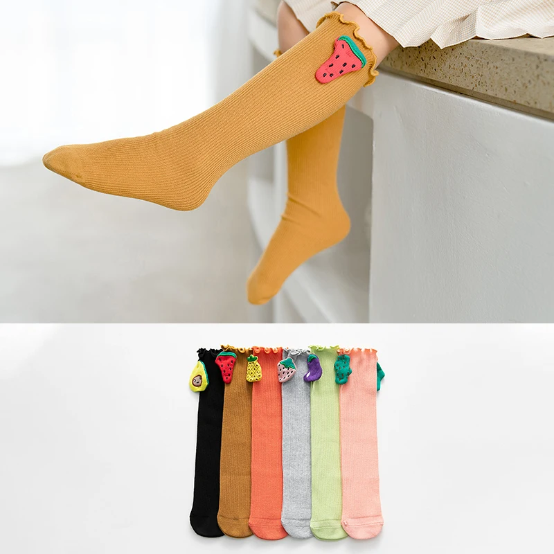 Новые детские носки без пятки на весну и осень Детские хлопковые однотонные