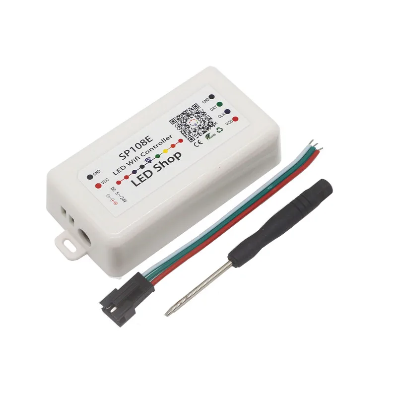 SP108E SP105E SP106E SP107E SP108E SP501E SP110E светодиодный WiFi Bluetooth музыкальный пульт управления, iOS Android App беспроводной пульт дистанционного управления DC5V~ 24V - Цвет: SP108E
