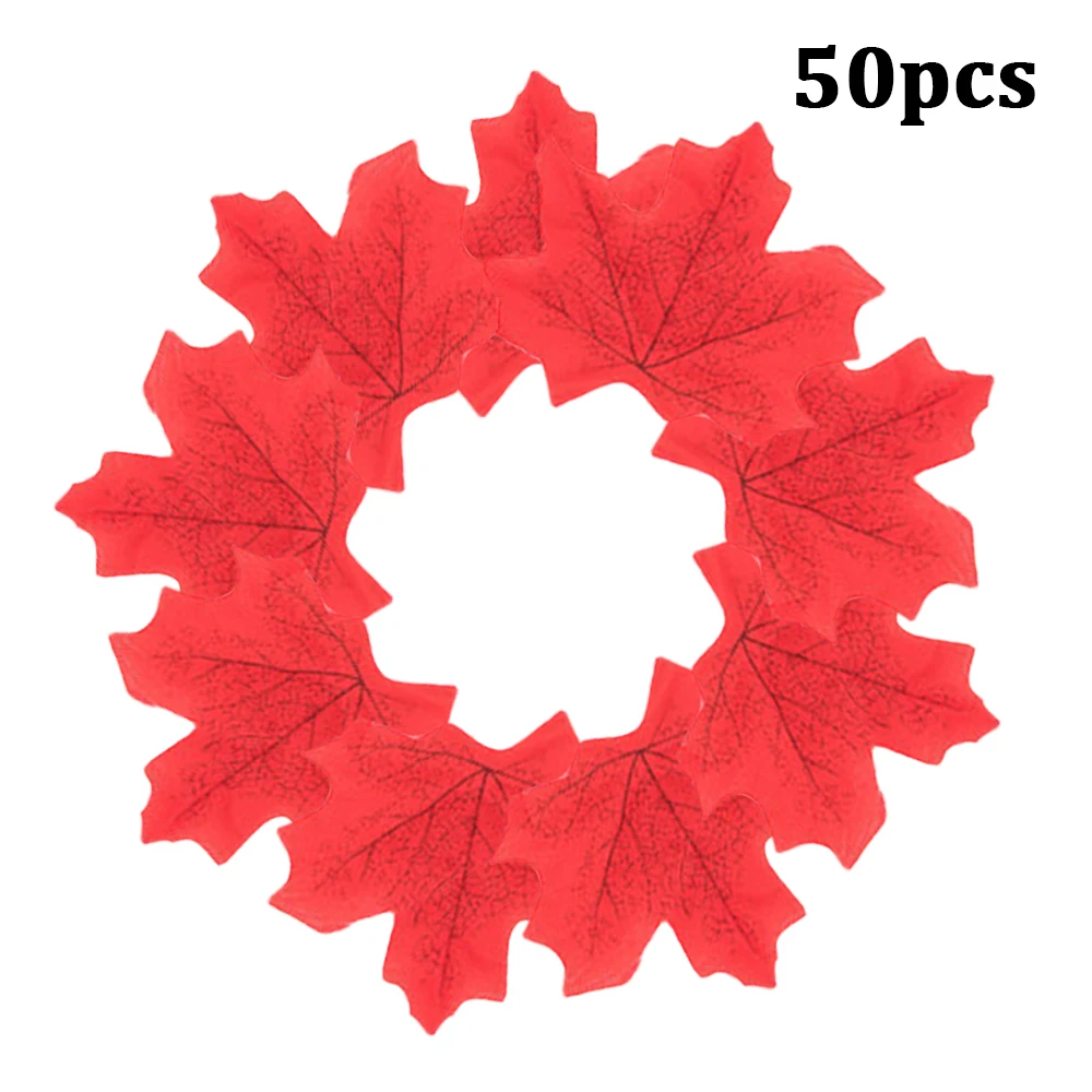 Домашний декор разные смешанные осень Цветной искусственные листья клена для