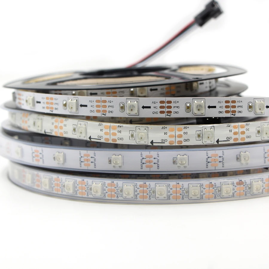 Светодиодная лента RGB IC с управлением через приложение по Bluetooth светодиодные