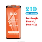Для Google Pixel 4  Pixel4 XL 21D 9D полное клеевое Покрытие Закаленное стекло пленка защита экрана