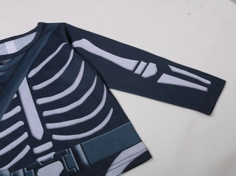 От 4 до 11 лет детский страшный костюм для игры на Хэллоуин с привидениями топ