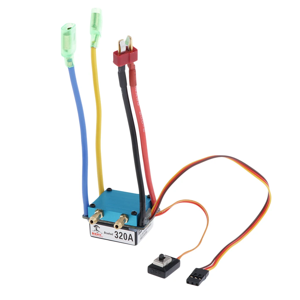 

320A Brushed ESC 2 Mode Regulator 5V for RC Marine Parts