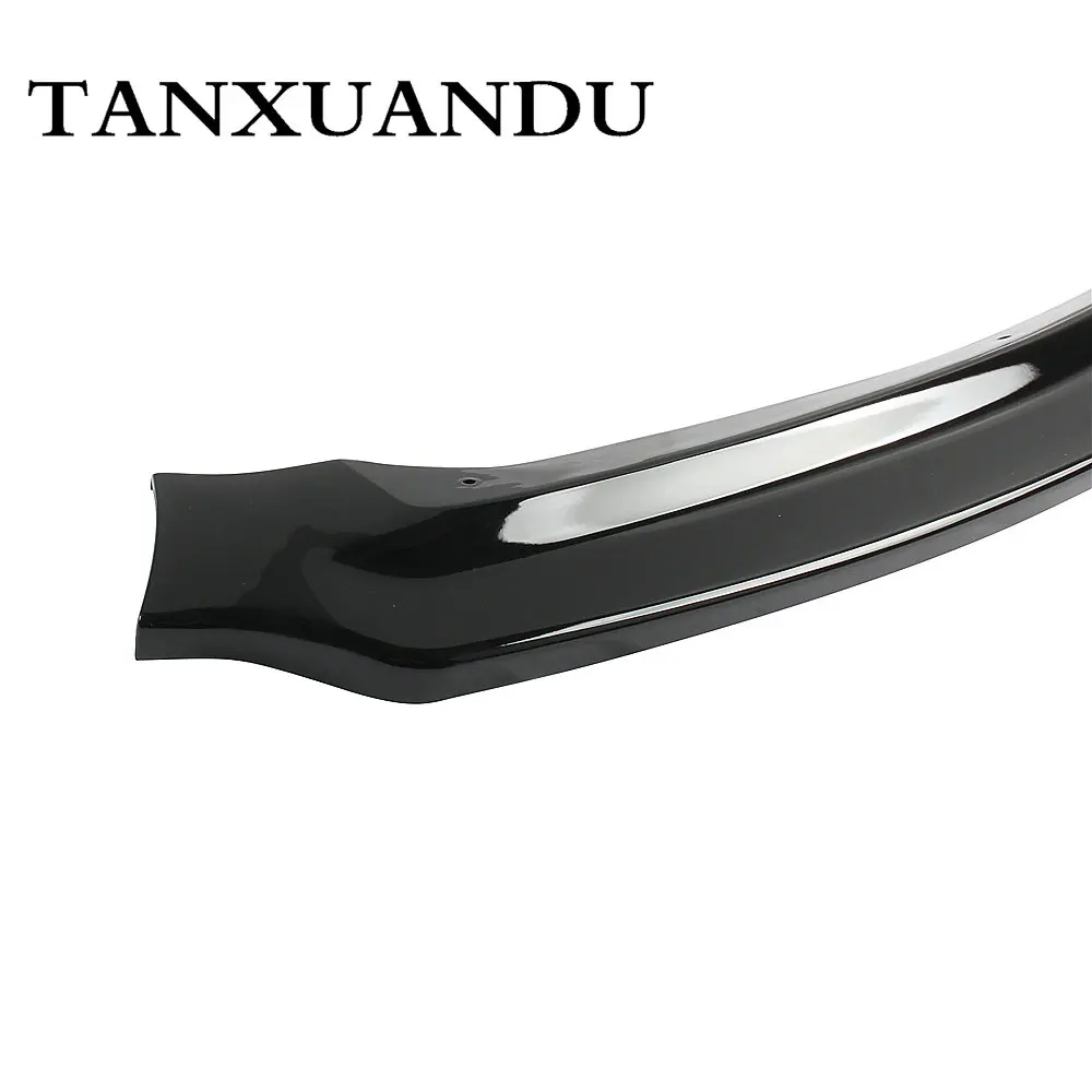 1026 роспись черный глянец 3 ступенчатый передний бампер спойлер днища крыло база