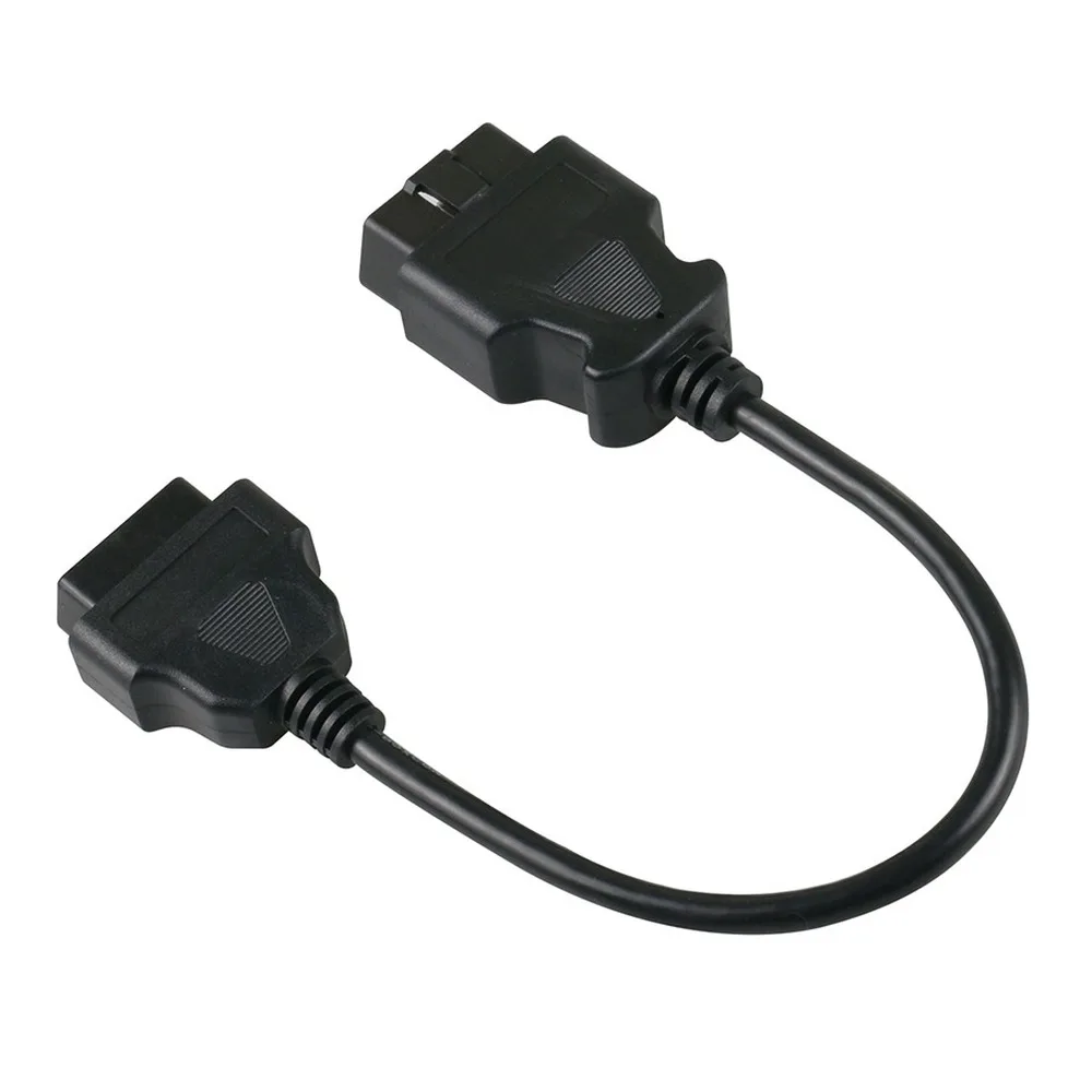 Удлинительный кабель OBD2 с 16 контактами коннектор 30 см гнездовым на штырьков
