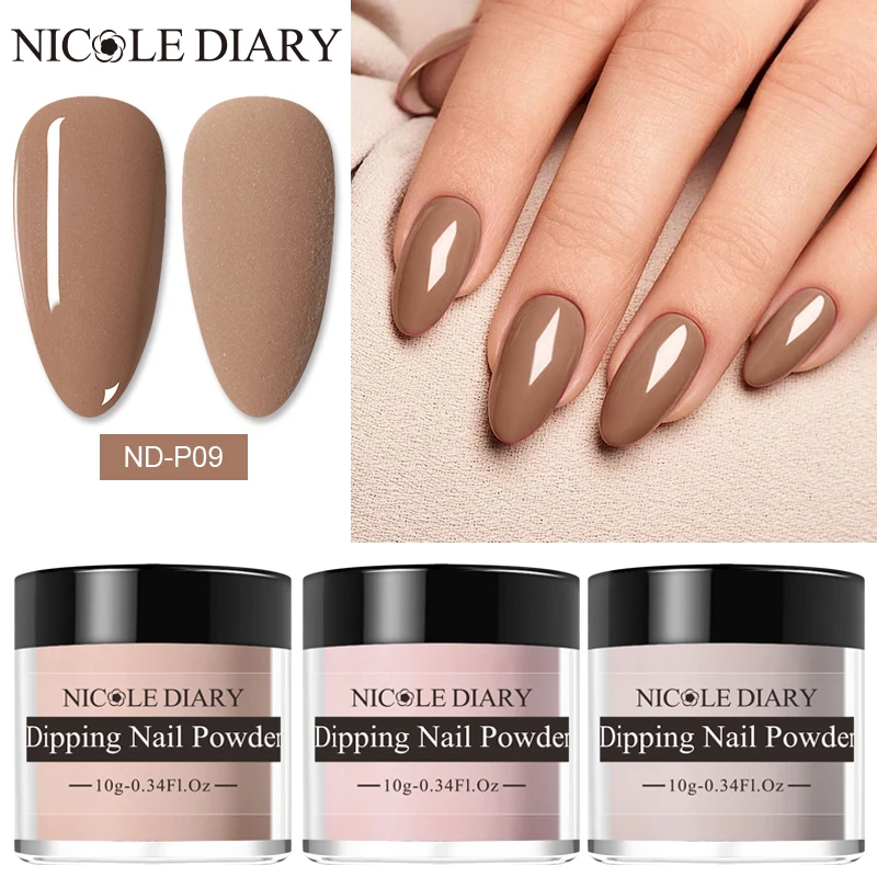 NICOLE DIARY серия Nude Dip окунание ногтей Блеск разноцветный лак порошок хром без лампы