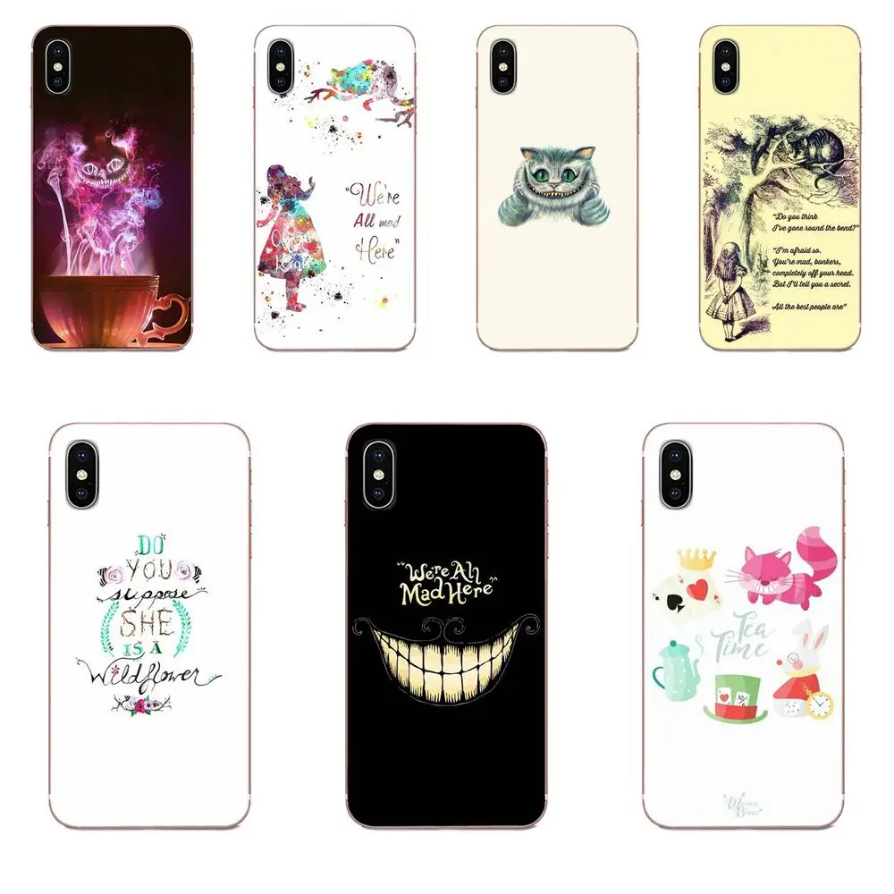 Чехол из ТПУ с рисунком Алисы в стране чудес для Huawei Mate 9 10 20 P P8 P9 P10 P20 P30 P40 Lite Pro Smart