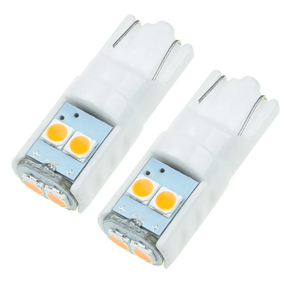 

2 Pcs T10 / W5W / 194 LED Lights Super Bright Wedge Parking Steering Side Light Dome Reading Lamp Bulb 12V High Quality New