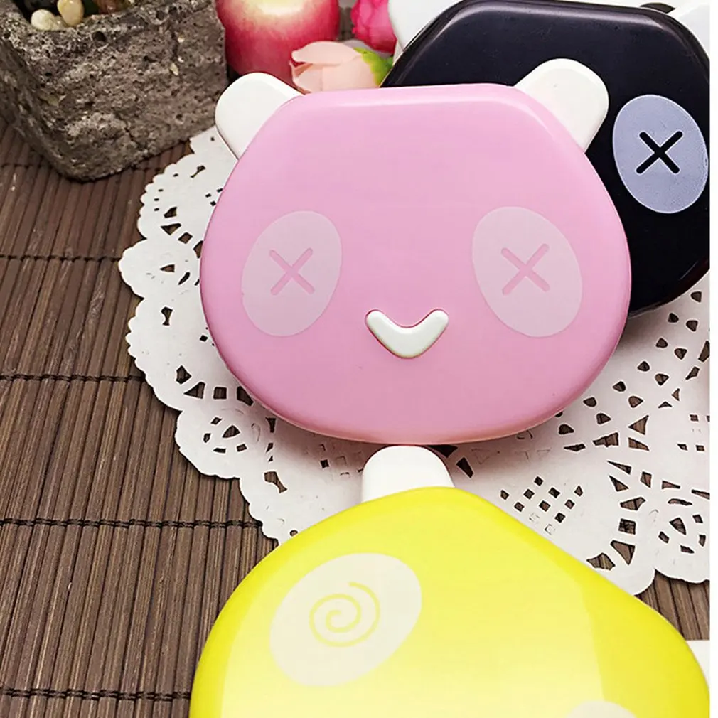 Милая маленькая панда коробка для контактных линз 6001 комплект ухода за глазами