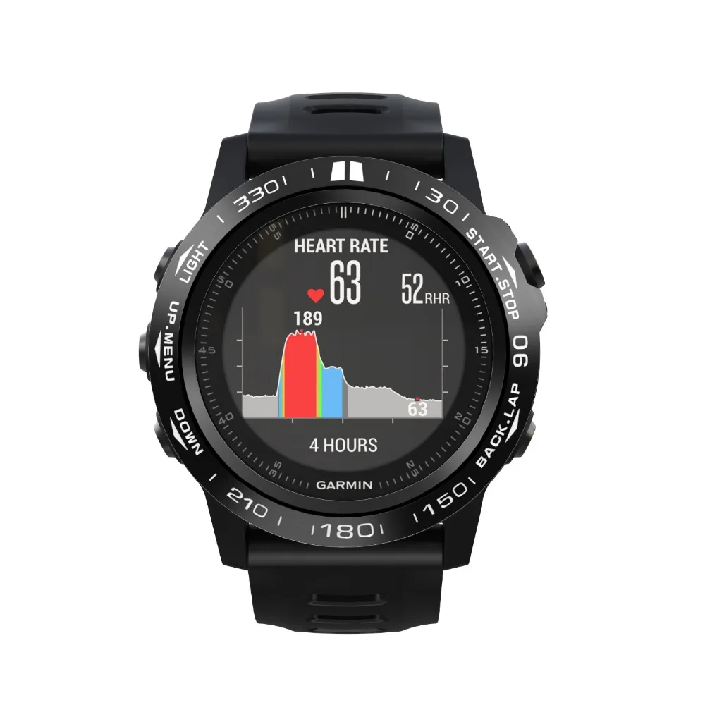 Безель, кольцо, умные аксессуары для Garmin Fenix 5 5X3 3HR, браслет для часов, клейкая крышка, металлическое кольцо с защитой от царапин, Безель