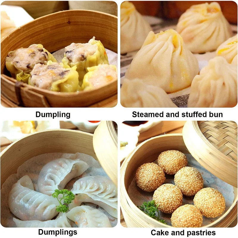 

200 Pcs Air Fryer Liners 7.5/8.5 Inch Air Fryer Parchment Paper Square Steaming Paper for Air Fryer Steaming Basket