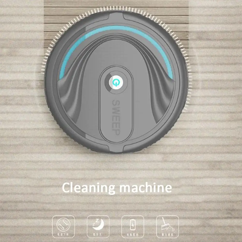 Робот пылесос автоматический мини Перезаряжаемые этаж Sweeper умный робот для