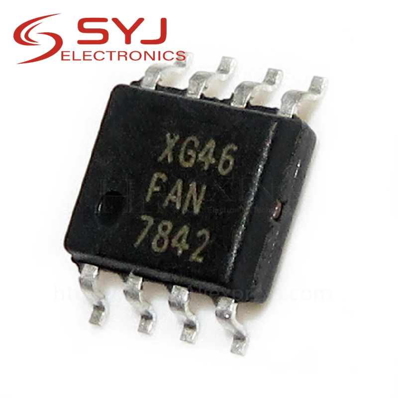 10 шт./лот FAN7842MX FAN7842 SOP 8 драйвер полумостовых ворот|Интегральные схемы| |