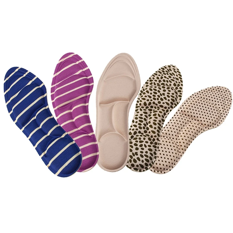 Женские массажные стельки THINKTHENDO 3D обувные с подушечками для ухода за ногами|shoe