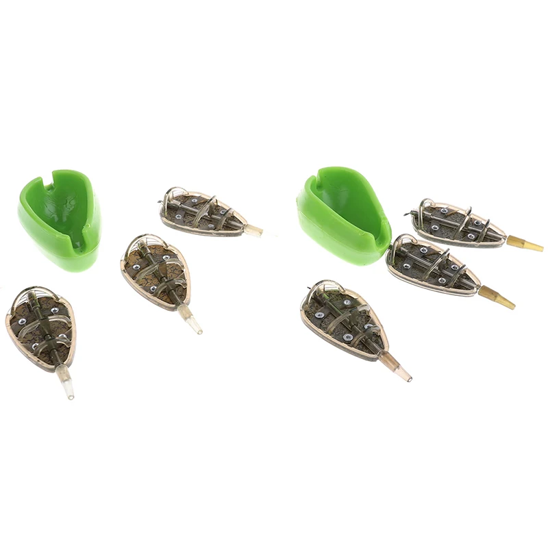 Inline Method Feeder Mould Bait Thrower Plumb Set Carp Fishing Holder Tool Outddor Fish Tackle Pesca Iscas Accessories | Спорт и