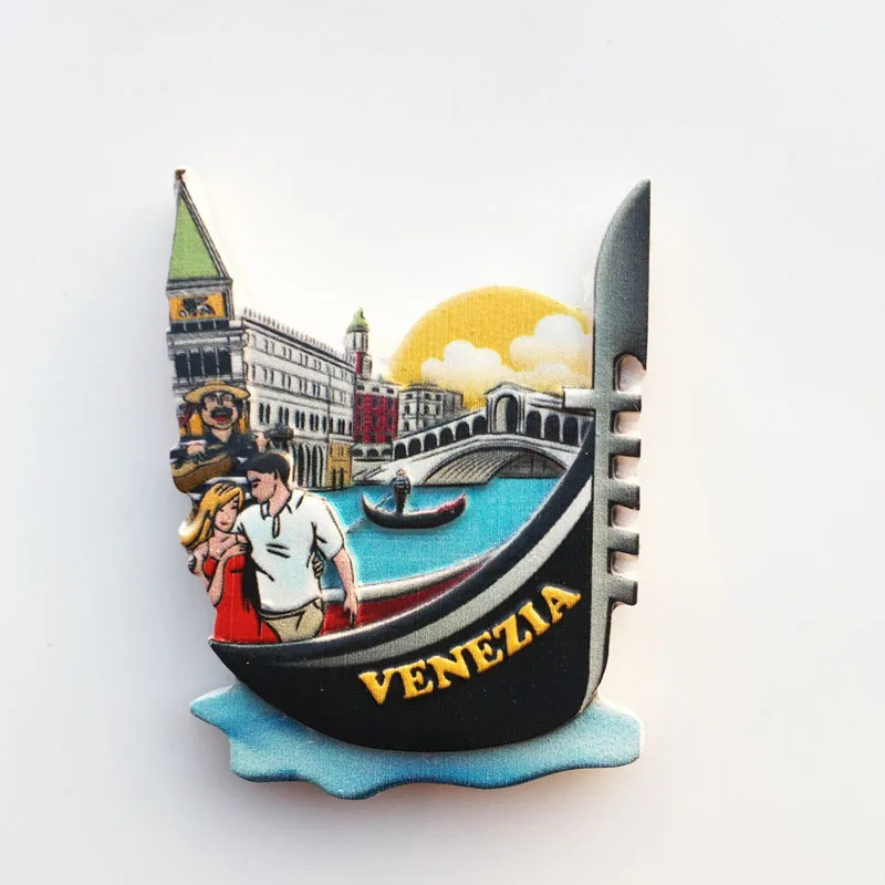 Магнит на холодильник в Венеции с 3d-рисунком ручная работа дорожный сувенир