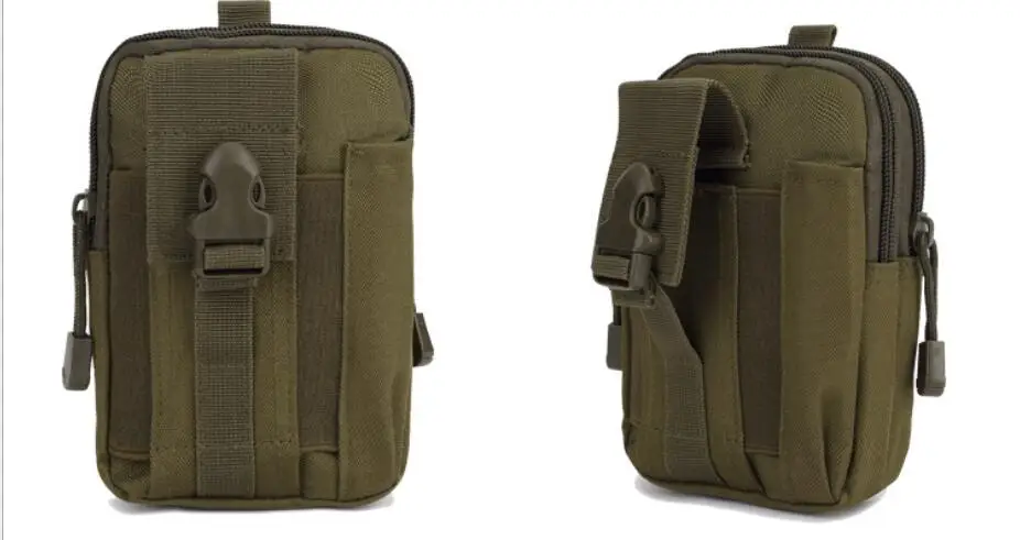 army green Для спорта на открытом воздухе, кемпинга, пеших прогулок, тактильные военные, Molle, набедренные сумки для бега, поясная сумка для iPhone 7, сумка для тренажерного зала, фитнеса, 12 цветов - Цвет: army green