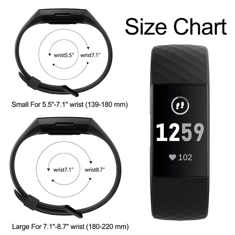 Фото Силиконовый сменный ремешок для Fitbit Charge 3 спортивный браслет смарт-часов Силиконовый сменный ремешок для Fitbit Charge 3 спортивный браслет смарт-часов