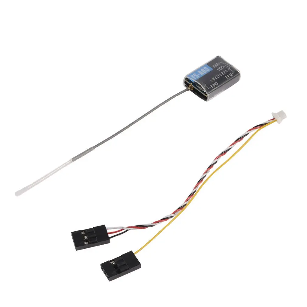 

FS-A8S 2.4G 8CH Mini Receiver With PPM I-BUS SBUS Output For RC Quadcopter FS I4 I6 I6S I6X TM10 TM8 Transmitter