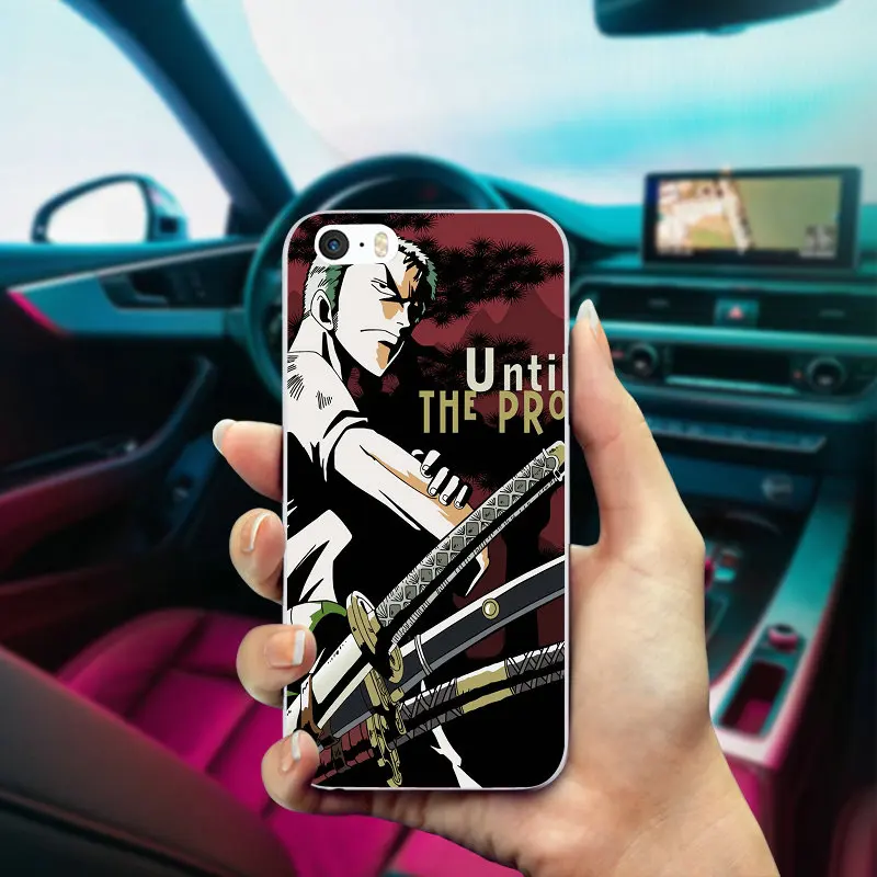 Чехол-накладка для iPhone 8 7 6 6S Plus X 5 5S SE 5C 4 4S с изображением обезьяны D Луффи Эйс Зоро |