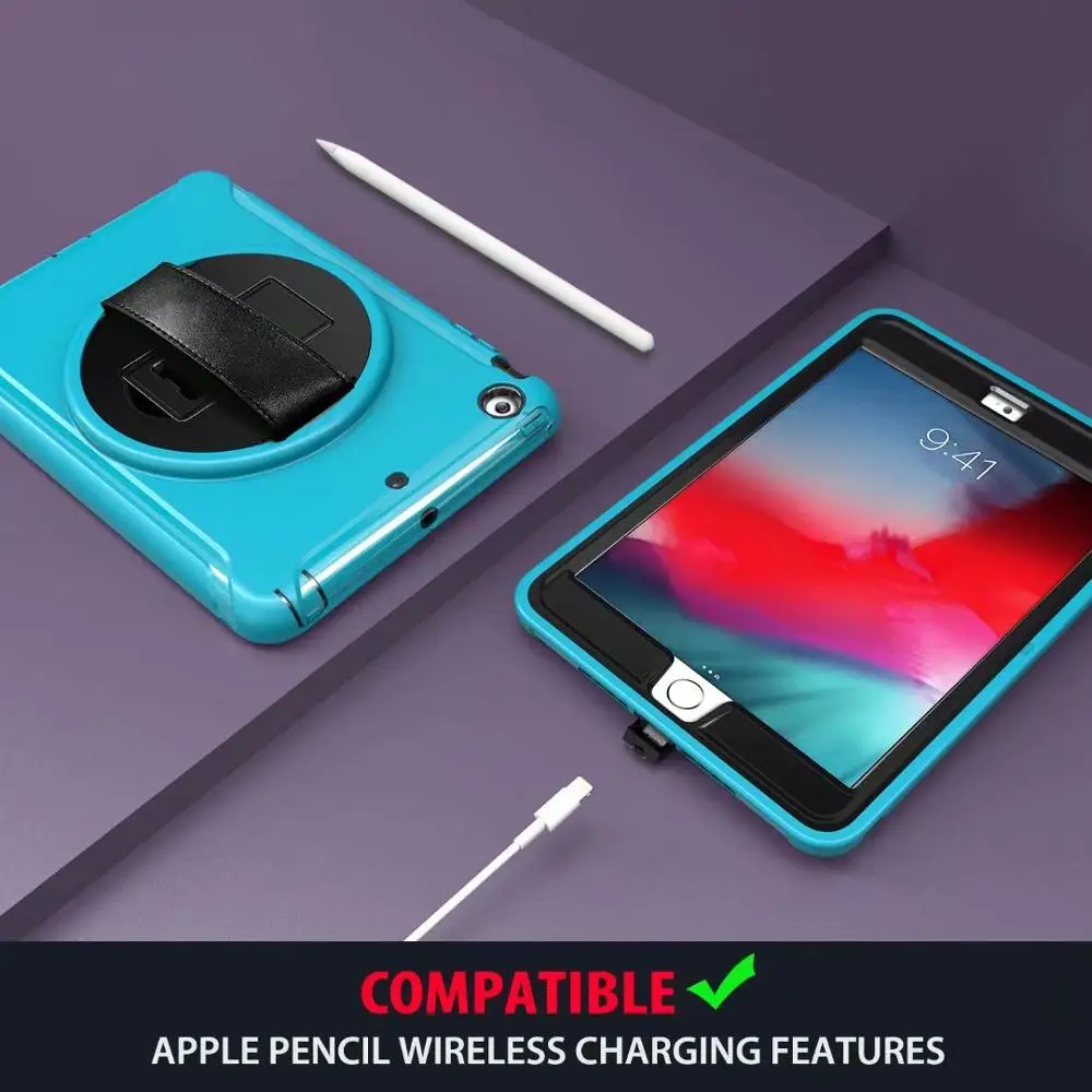 Чехол для Ipad Mini 123 7 9 дюйма полноразмерный прочный двухслойный Гибридный