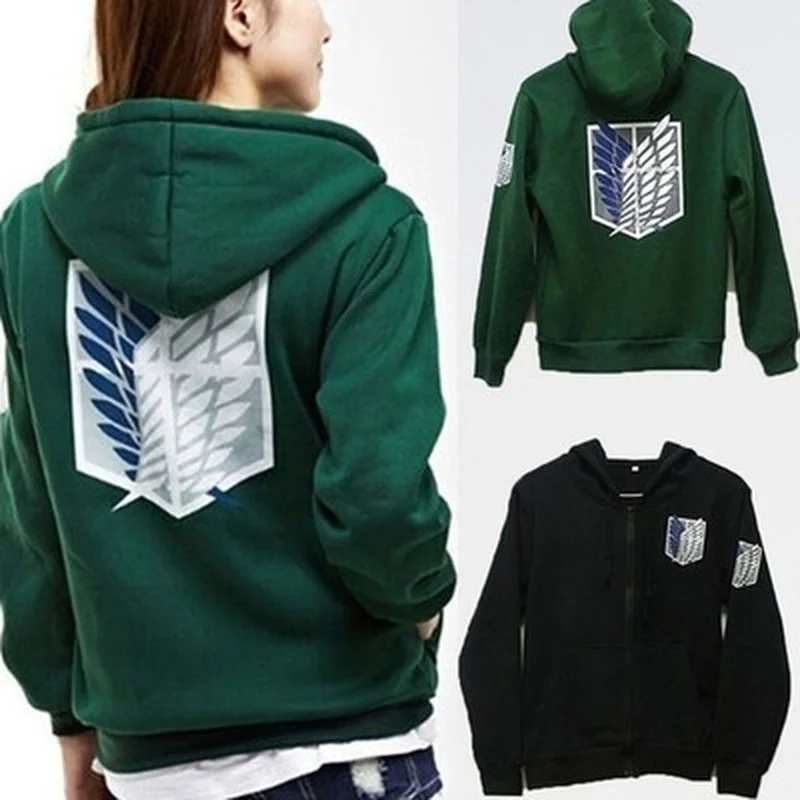 

Anime Graphic Hoodies Men Kawaii Attacking Giant Casual Loose Coat Attack on Titan Harajuku Sweatshirt Unisex Male