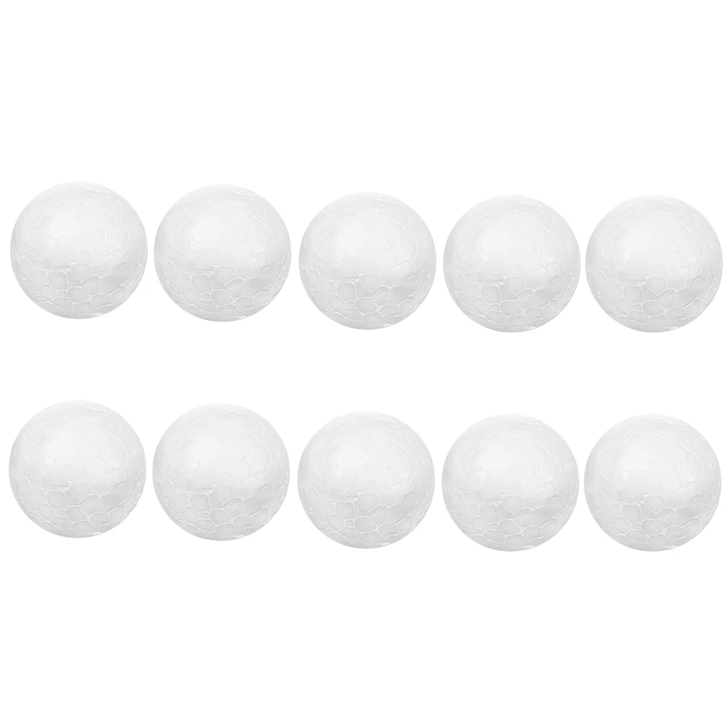 

10 Pcs Styrofoam Foam Ball Snowman DIY Craft Sphere Christmas Modelling Balls Party Wedding Decoration Supplies 6 7 10cm