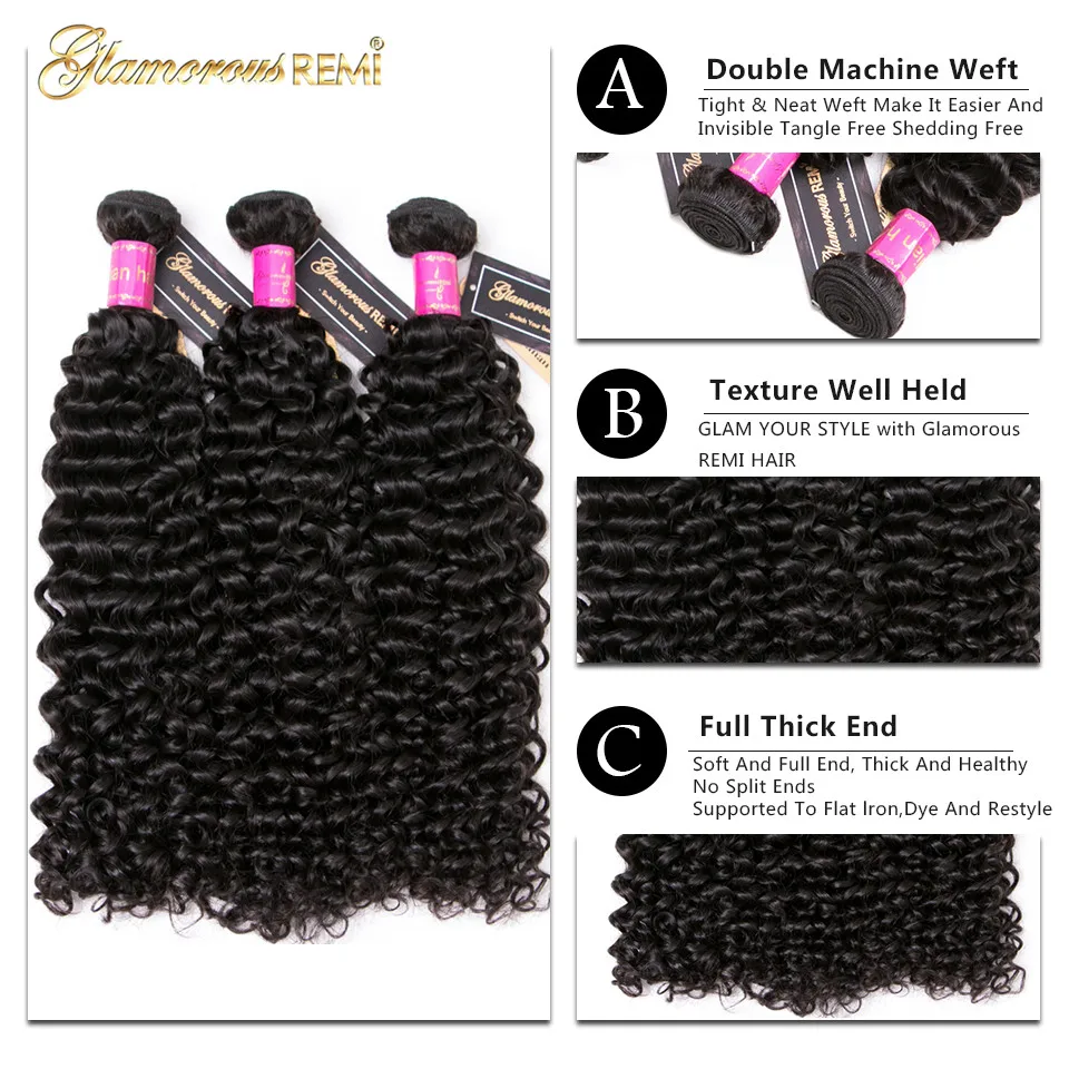 Индийские кудряшки для наращивания человеческих волос для женщин 3 peice кудрявые волосы без повреждения кутикулы пучки плетения натуральный черный цвет Продвижение