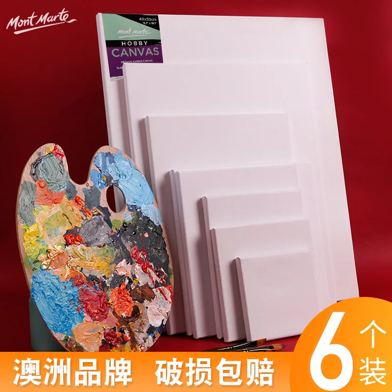 

Mengmate Linen Canvas Frame Canvas Board Beginner Oil Painting Paint Cloth Frame Oil Painting Board