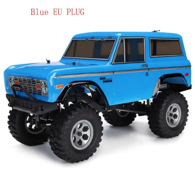 Blue EU PLUG HSP RGT 136100 монстр грузовик 1/10 2,4 г 4WD гоночный Радиоуправляемый автомобиль водонепроницаемый большой ноги внедорожный грузовик Bluetooth дистанционное управление автомобили игрушки - Цвет: Blue EU PLUG