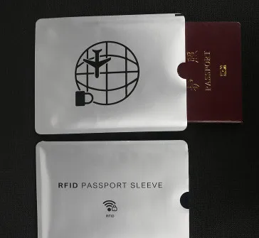 HJKL 6 шт. Rfid кошелек блокирующий замок держатель для банковских карт Id Чехол для банковских карт защита металлический кредитный NFC Держатель алюминий 6,3*9,1 см