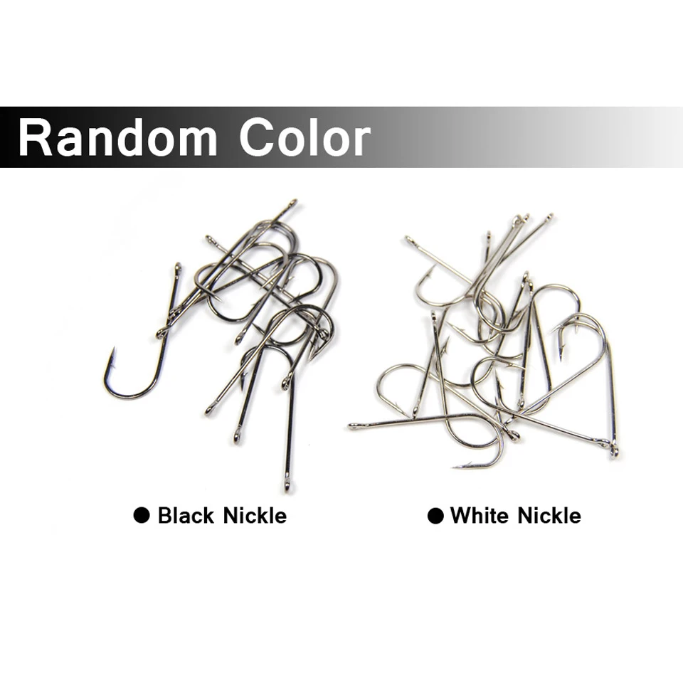 [500 шт./лот] рыболовный крючок с длинным хвостовиком оптовая продажа 12 10 8 6 4 2 1