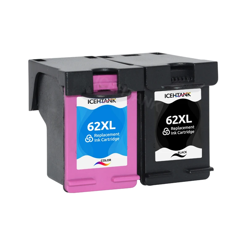 Icehtank Compatible 62 XL Ink Cartridges for HP Work with Officejet 250 Envy 5544 5540 5545 5546 5640 5642 5665 5742 7640 | Компьютеры и