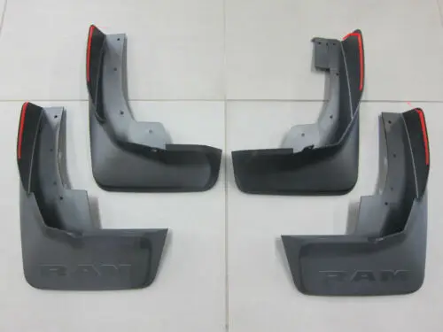 

Передние и задние Черные Литые Брызговики OEM 82215488AB 82215489AB для 2019-2021 ОЗУ 1500 ДТ, автомобильные аксессуары