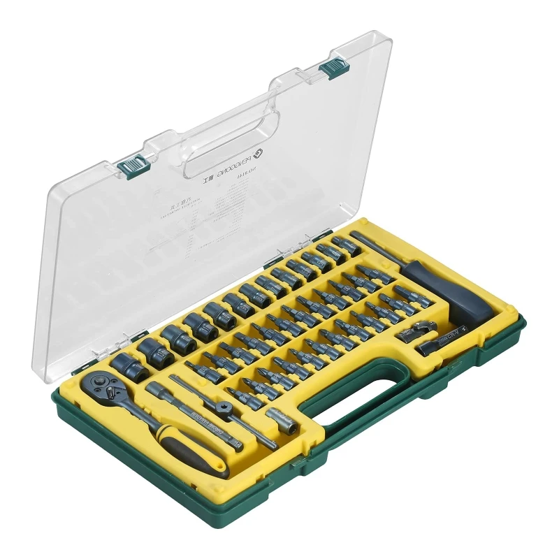 

45pcs Auto Repair Tool Set Car Portable Auto Repair Professional Repair Chrome Vanadium Steel Cars Repair Tools