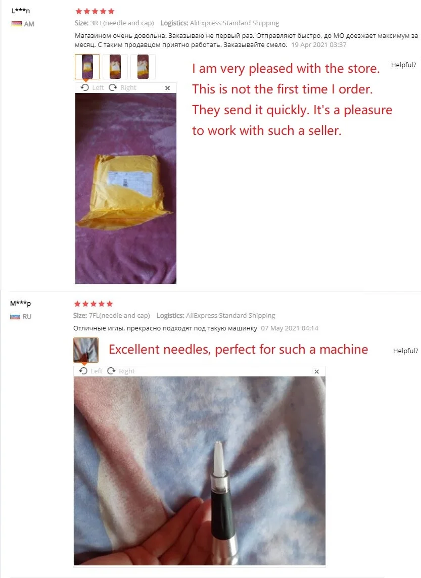 Disposable Sterilized Tattoo Needles and Needle Tips For Eyebrow Pen Machine Permanent Makeup Kit maquillaje profesional | Красота и