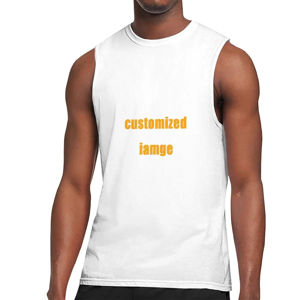 Новинка 2020 года мужские майки летние футболки с 3D принтом на заказ повседневный