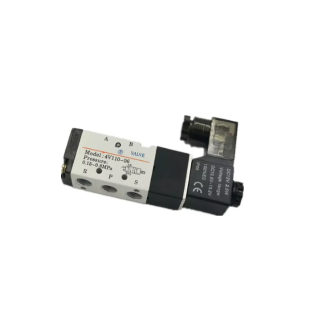 

Пневматический электромагнитный клапан 4V110-06, 5 каналов, 2 положения, 1/8 дюйма, постоянный ток 24 В, постоянный ток 12 В, переменный ток 110 В, 220 В п...