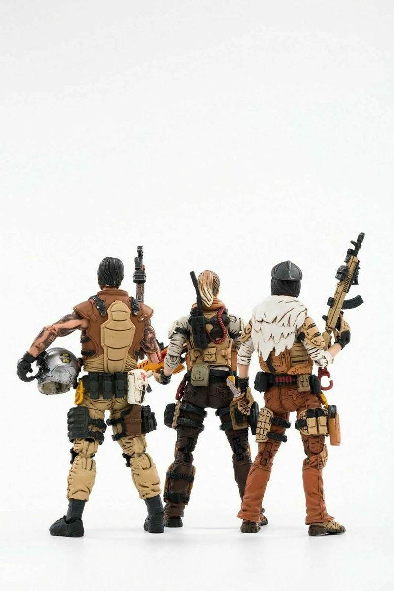 

JOYTOY JT0371 1/18 Liberty Truth League 45th Army Dust Hunter Three Team Soldier Action Figure Model Full Set for Collection