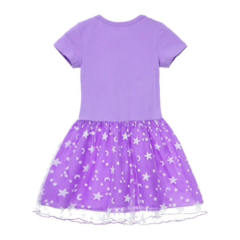 Платье для девочек летняя одежда малышей милое платье принцессы Костюм
