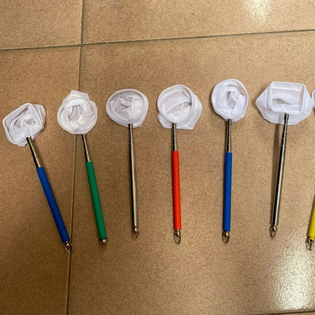 Регулируемая мини-рыболовная сеть для аквариума Выдвижная телескопическая