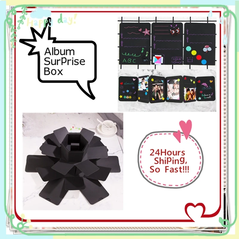 Взрывобезопасная коробка для подарков ко Дню Святого Валентина многослойный