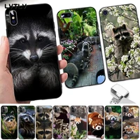 personalised raccoon bling cute phone case for iphone 13 8 7 6 6s plus x 5 5s se 2020 xr 11 pro xs max