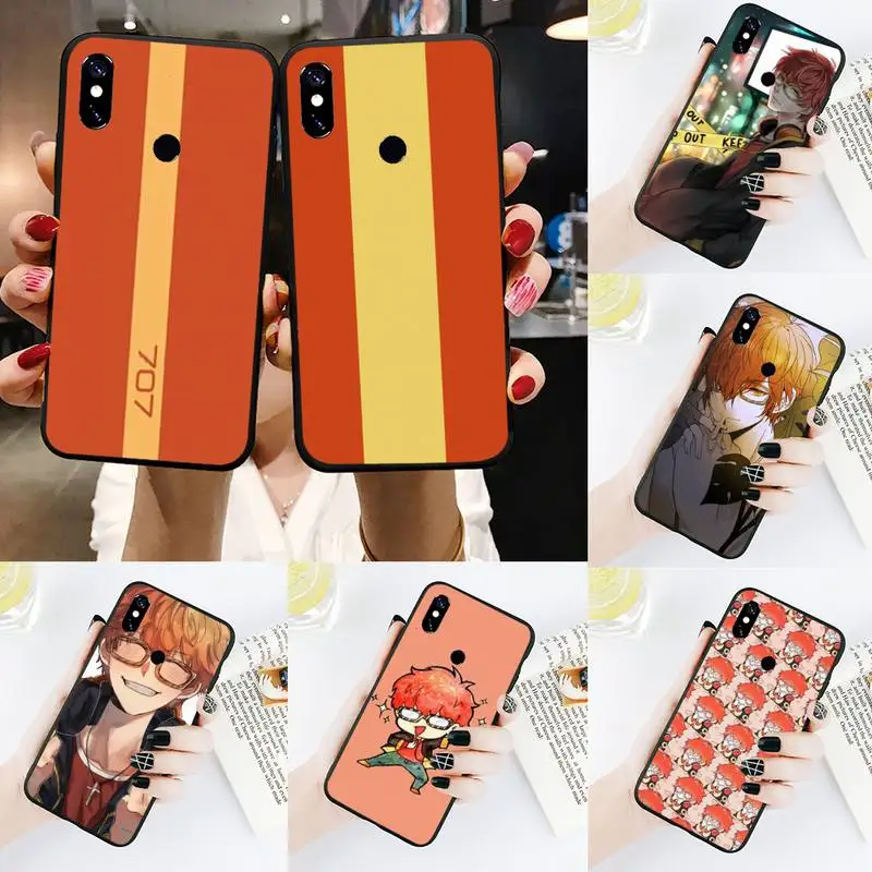 

707 Mystic Messenger Anime Phone Case For Xiaomi Redmi Note 4 4x 5 6 7 8 pro S2 PLUS 6A PRO